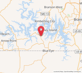 Map of Lampe, Missouri