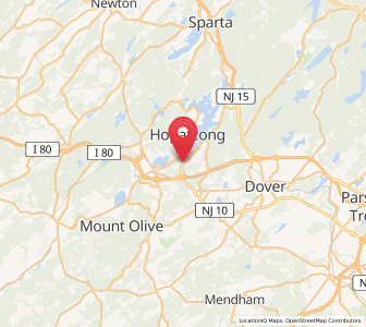 Map of Landing, New Jersey