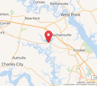 Map of Lanexa, Virginia