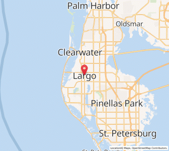 Map of Largo, Florida