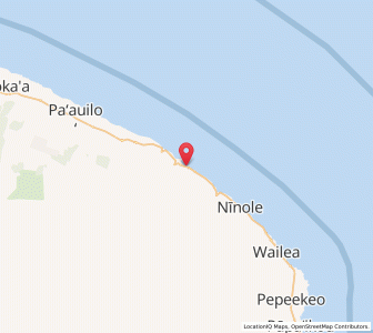 Map of Laupāhoehoe, Hawaii