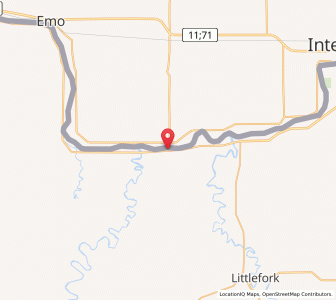 Map of Laurel, Minnesota