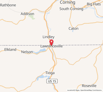 Map of Lawrenceville, Pennsylvania