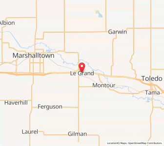 Map of Le Grand, Iowa