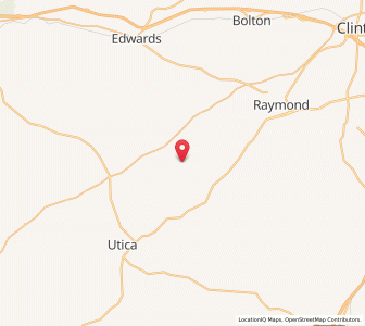 Map of Learned, Mississippi