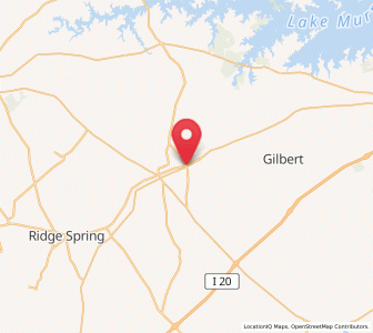 Map of Leesville, South Carolina