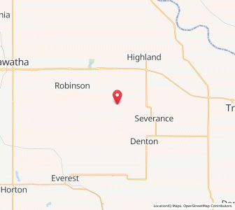 Map of Leona, Kansas