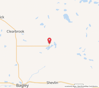 Map of Leonard, Minnesota