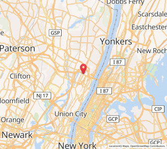 Map of Leonia, New Jersey