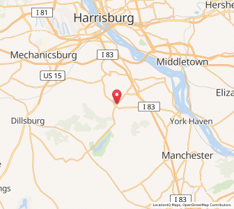 Map of Lewisberry, Pennsylvania