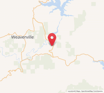 Map of Lewiston, California