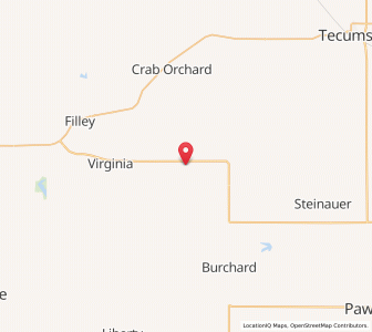 Map of Lewiston, Nebraska