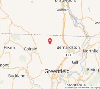 Map of Leyden, Massachusetts