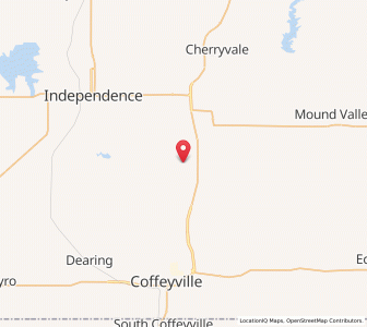 Map of Liberty, Kansas