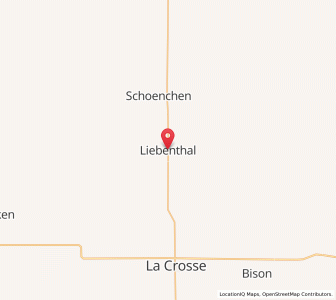 Map of Liebenthal, Kansas