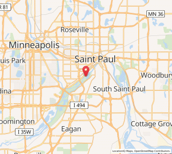 Map of Lilydale, Minnesota