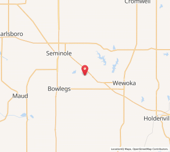 Map of Lima, Oklahoma