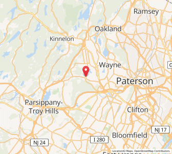 Map of Lincoln Park, New Jersey