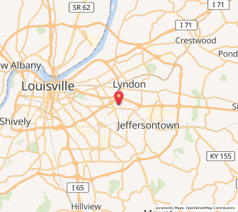 Map of Lincolnshire, Kentucky