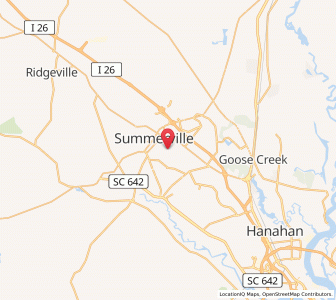 Map of Lincolnville, South Carolina