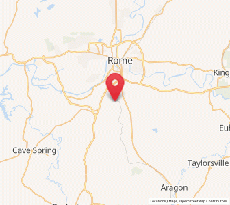 Map of Lindale, Georgia
