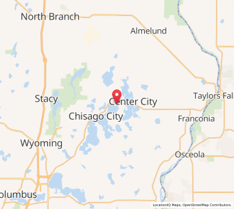 Map of Lindstrom, Minnesota