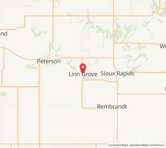Map of Linn Grove, Iowa