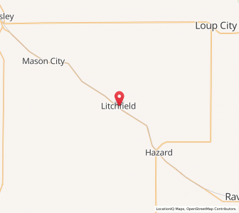 Map of Litchfield, Nebraska