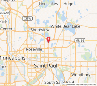 Map of Little Canada, Minnesota