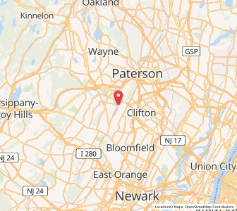 Map of Little Falls, New Jersey