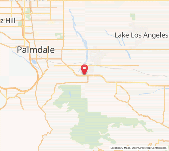 Map of Littlerock, California