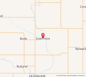 Map of Livermore, Iowa