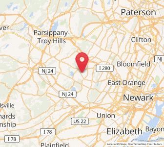 Map of Livingston, New Jersey