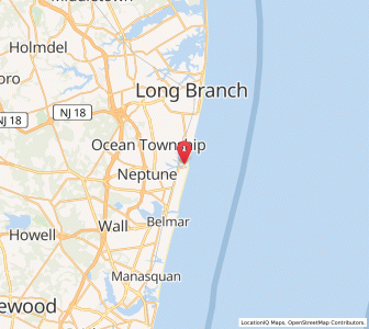 Map of Loch Arbour, New Jersey