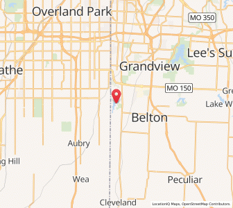 Map of Loch Lloyd, Missouri