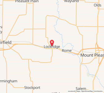 Map of Lockridge, Iowa
