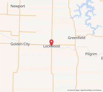 Map of Lockwood, Missouri