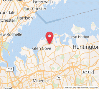 Map of Locust Valley, New York