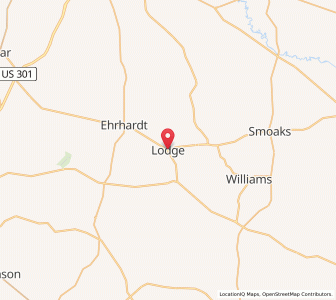 Map of Lodge, South Carolina