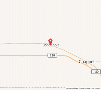 Map of Lodgepole, Nebraska
