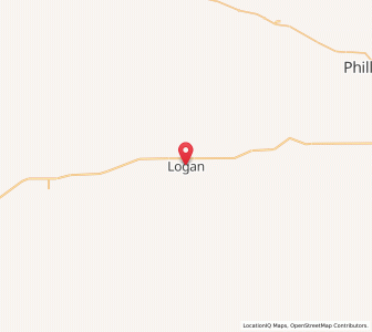 Map of Logan, Kansas