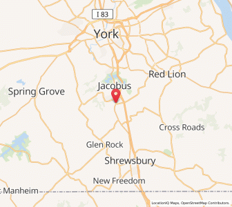 Map of Loganville, Pennsylvania