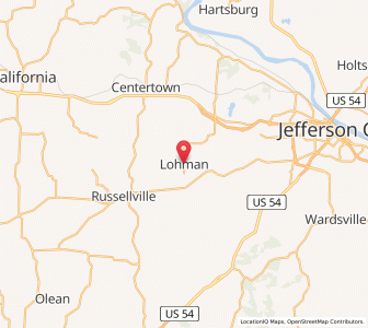 Map of Lohman, Missouri