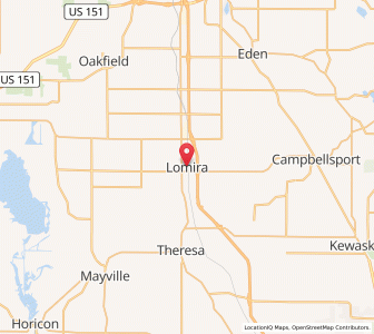 Map of Lomira, Wisconsin