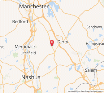 Map of Londonderry, New Hampshire