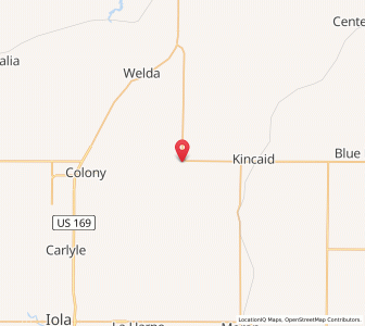 Map of Lone Elm, Kansas