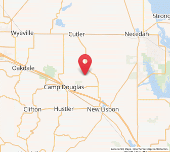 Map of Lone Rock, Michigan