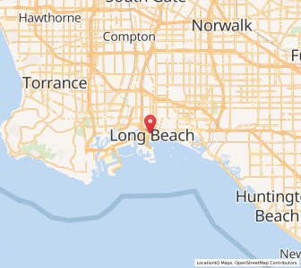 Map of Long Beach, California