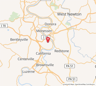 Map of Long Branch, Pennsylvania