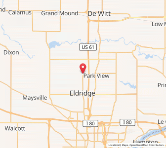 Map of Long Grove, Iowa